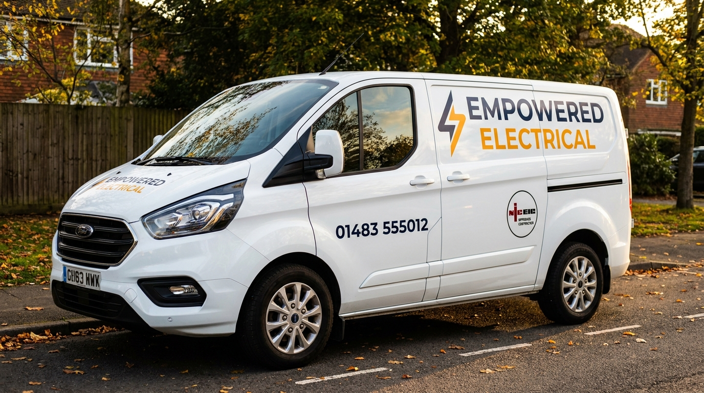 Empowered Electrical branded work van